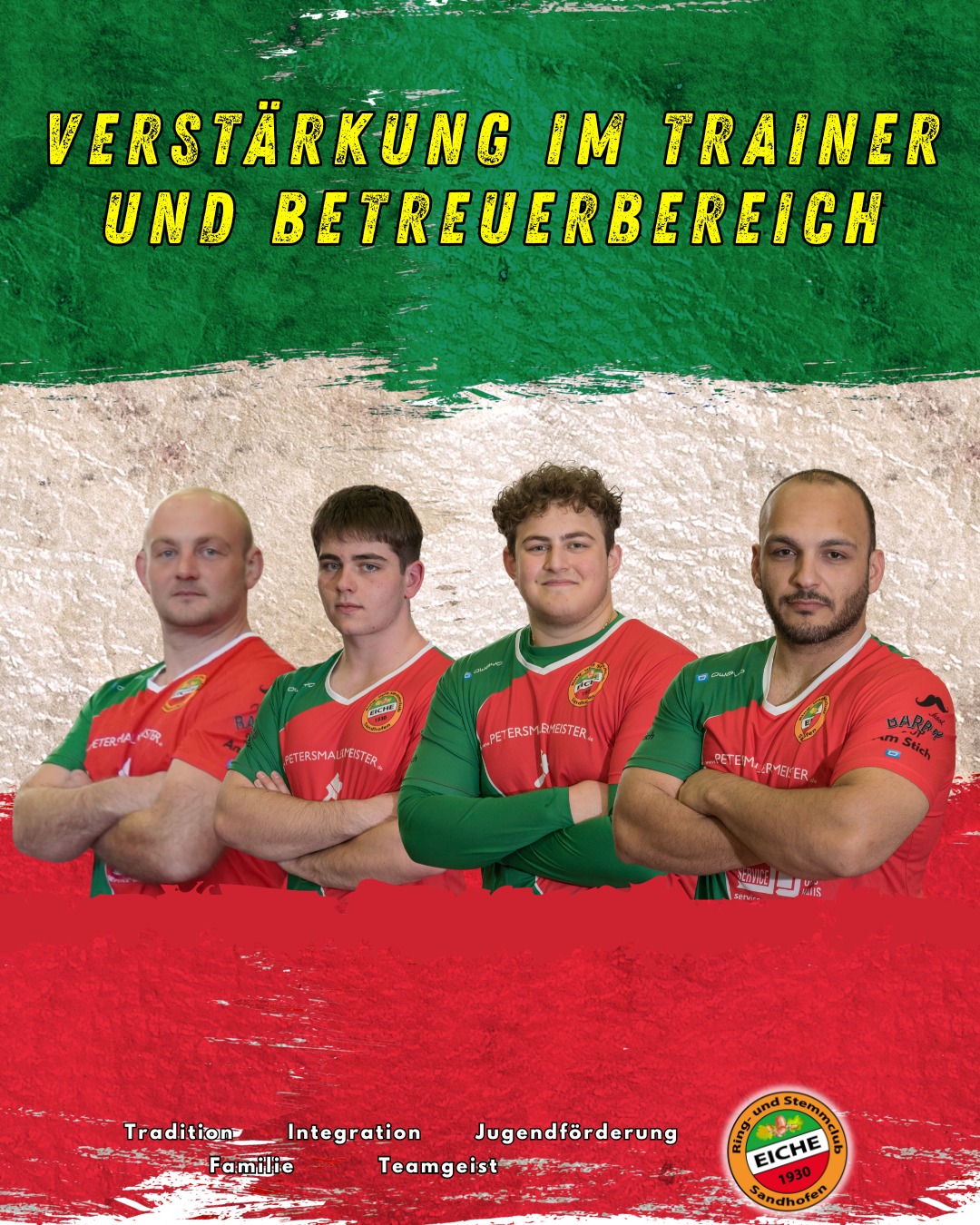 Unterstützung im Trainer- und Betreuerteam